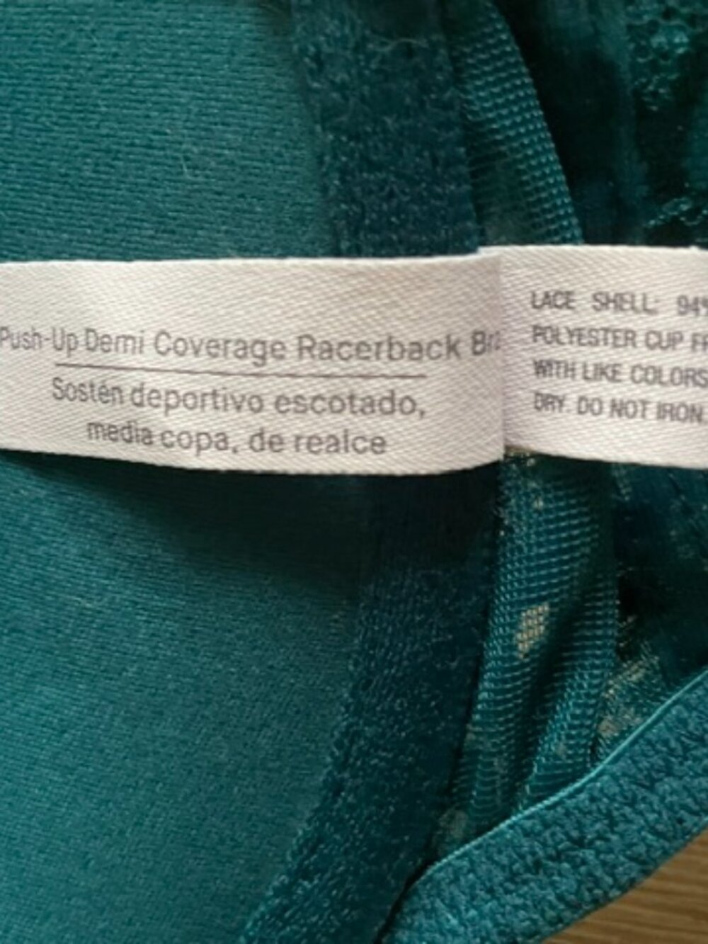 Auden Racerback Push Up Bra - Picture 4 of 4